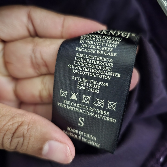 New Blank Nyc "Twilight" suede leather jacket S - Picture 5 of 6